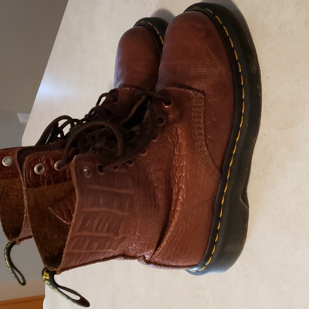 Dr. Martens Pascal Croc Embossed  Boots